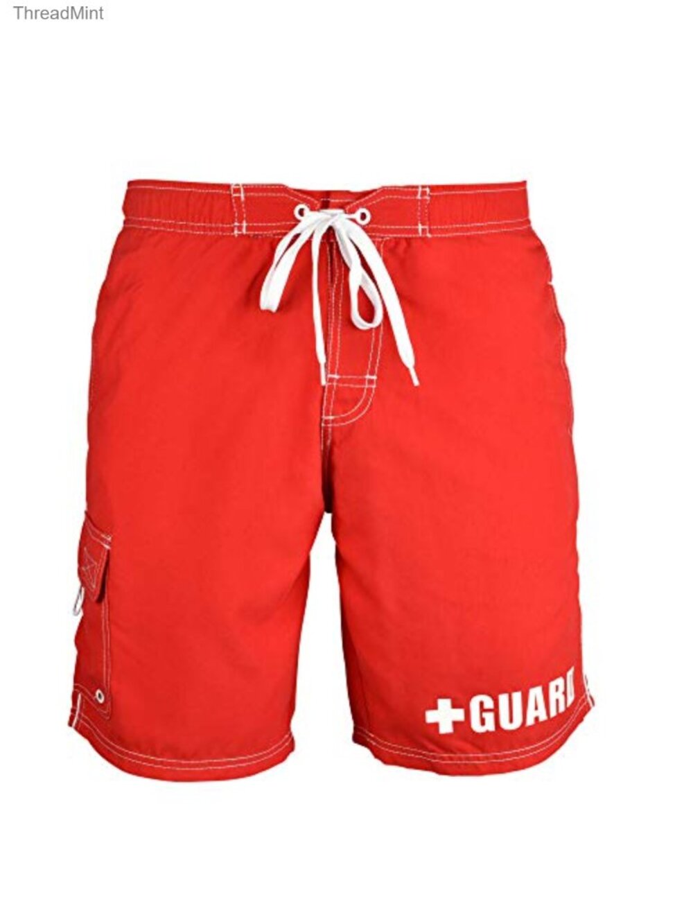 Mens Guard Board Shorts Swim Trunks with Mesh Lining